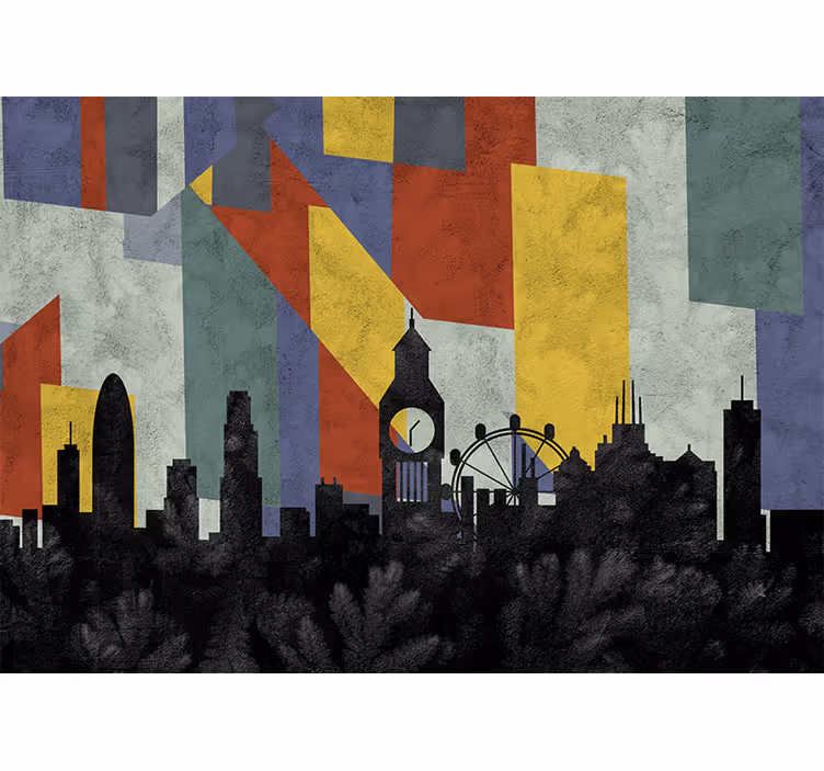 Ikonikus látkép Londoni fototapéta - TenStickers