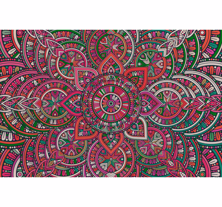 Boho mandala art fototapéta - TenStickers