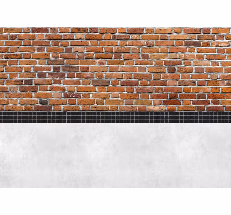 Falikép tégla csempével - TenStickers