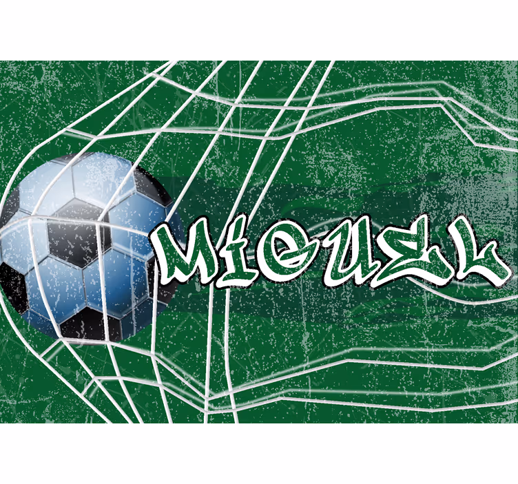 Falfestmény tini hálószoba grafitti cél névvel - TenStickers