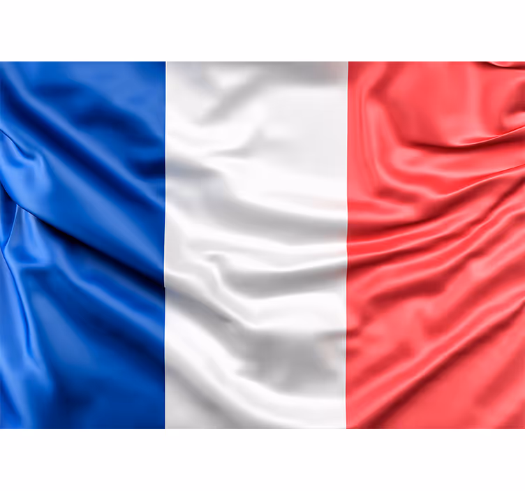 Faliképek más városokban és országokban francia zászló - TenStickers
