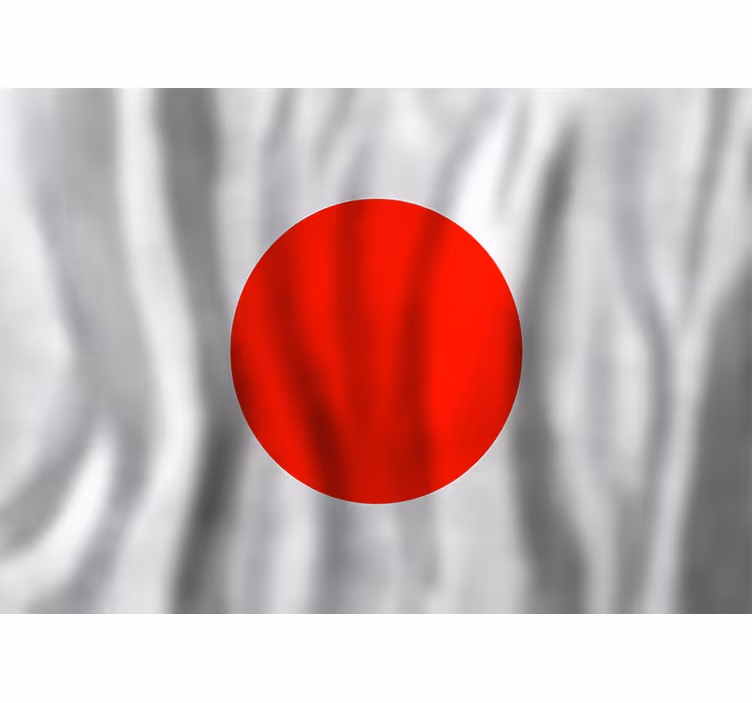 Faliképek más városokban és országokban japán zászló - TenStickers