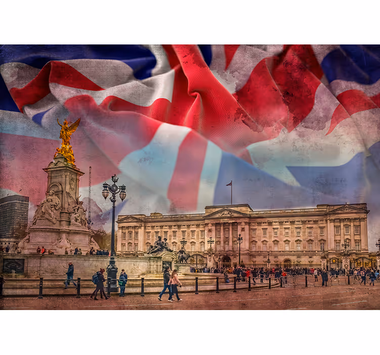 Buckingham absztrakt Londoni fototapéta - TenStickers