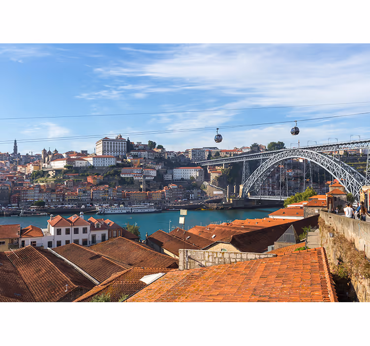 Portói folyóparti kilátás faliképek más városokban - TenStickers