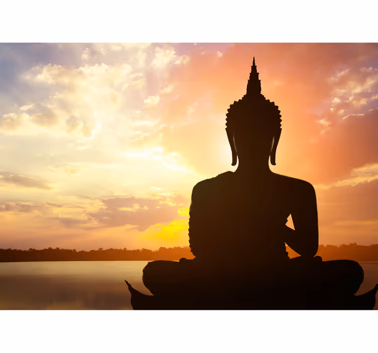 Buddha ábra ég háttér buddha falfestmény - TenStickers