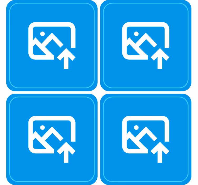 Pár fotó személyre szabott poháralátétek - TenStickers