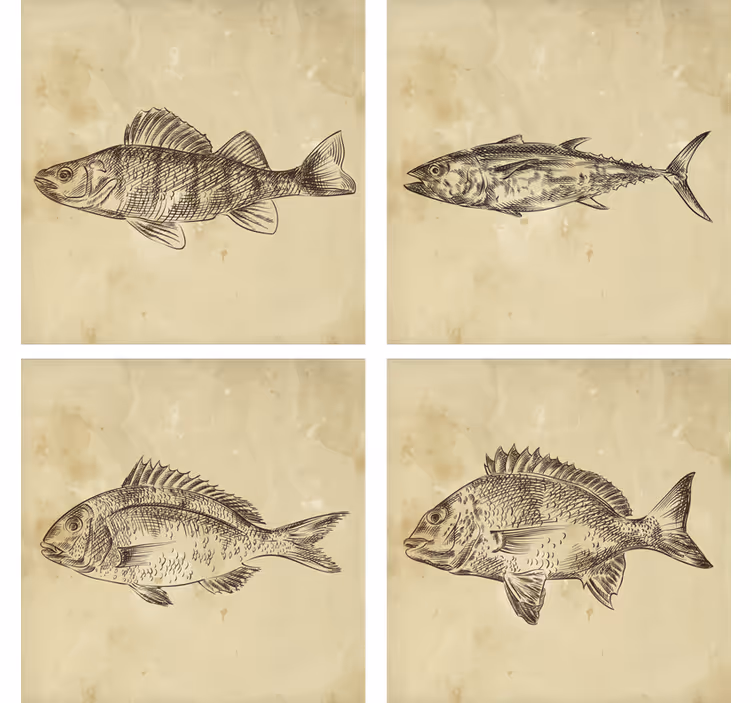 Mesés vintage rajzolt hullámvasút - TenStickers