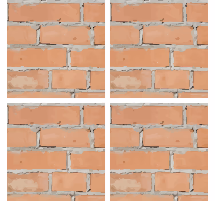 Texturált tégla minta poháralátétek - TenStickers