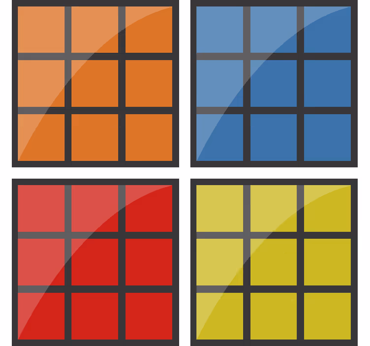 Kocka játék stréber ital alátétek - TenStickers