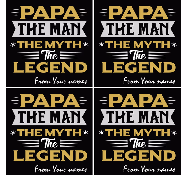 Papa mítosz legenda poháralátétek idézetek - TenStickers