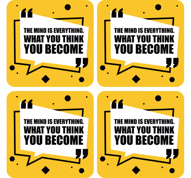 Motivációs idézet, mit hoz szöveges alátétekkel - TenStickers