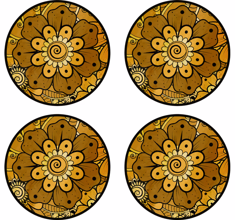 Paisley indiai stílusú italvasút - TenStickers