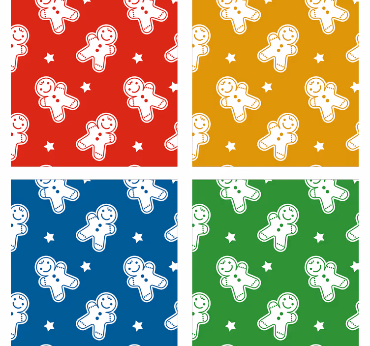 Karácsonyi sütik ital alátét - TenStickers