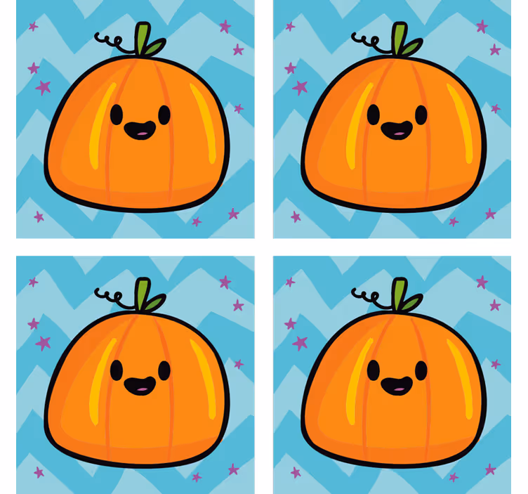 Tök halloween ital alátét - TenStickers