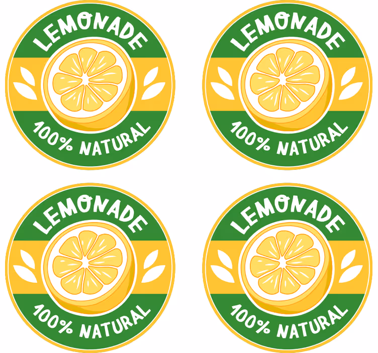 Vintage limonádé vintage alátét - TenStickers