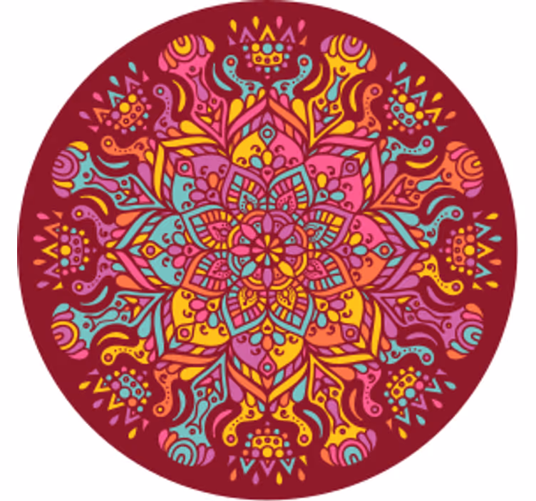 Mandala több poháralátétet - TenStickers