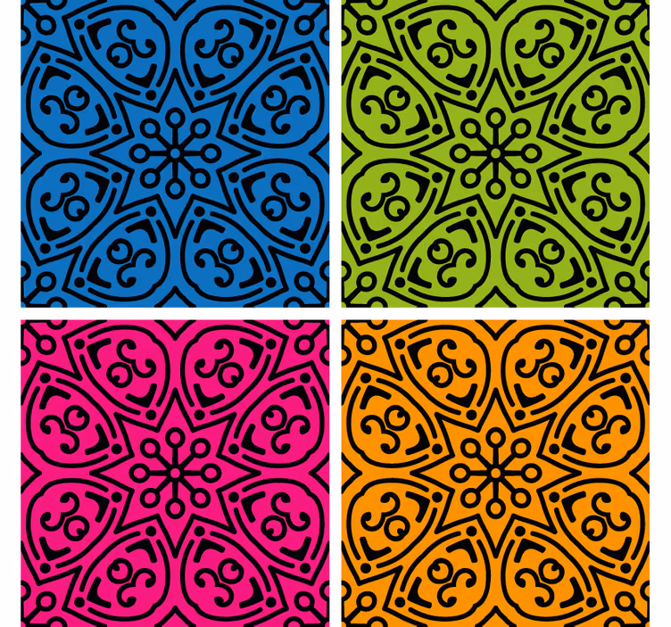 Merész mintás poháralátétek sörszőnyegek - TenStickers