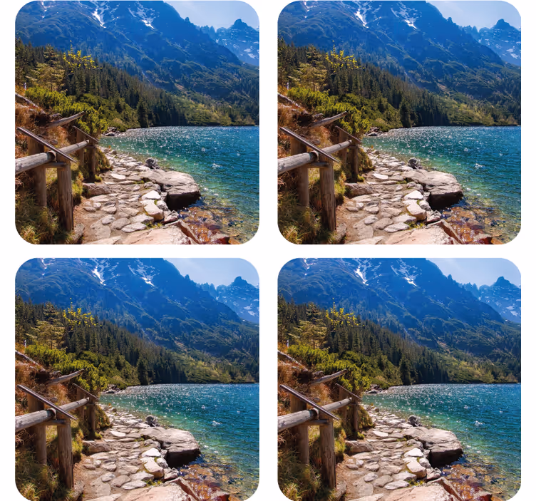 Morskie oko tó több alátét - TenStickers
