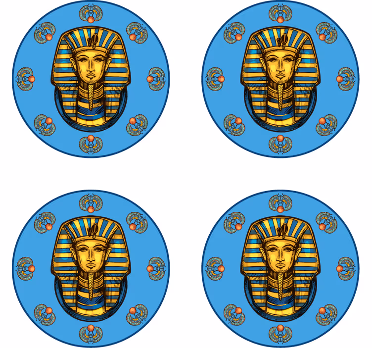 Egyiptomi fáraó vintage alátét - TenStickers