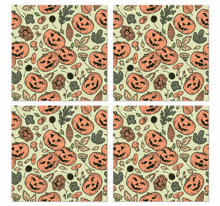 Sütőtök halloween alátét - TenStickers