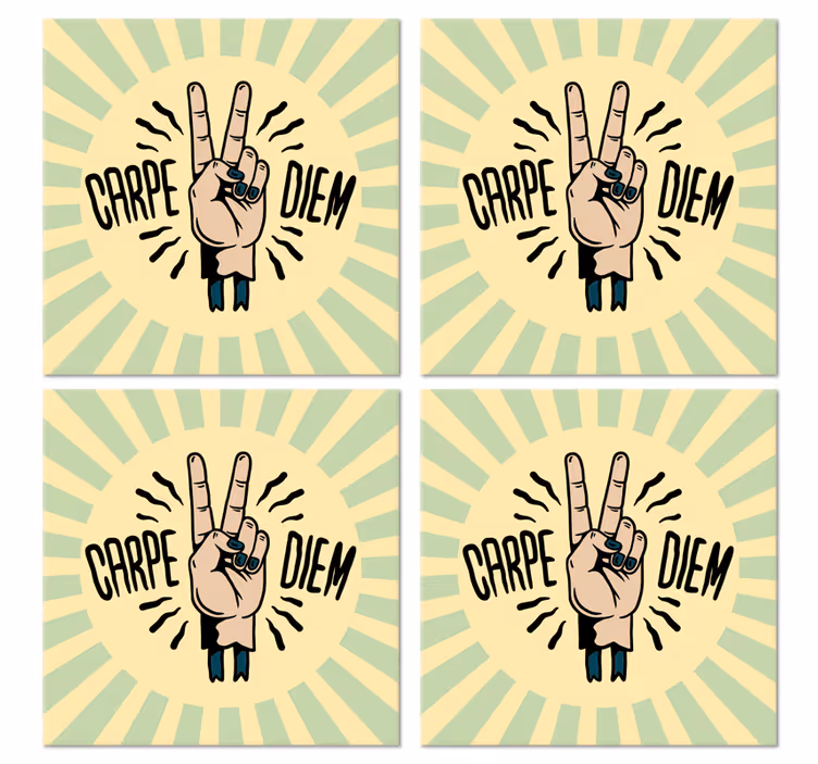 Hűvös retro motivációs geek alátétek - TenStickers