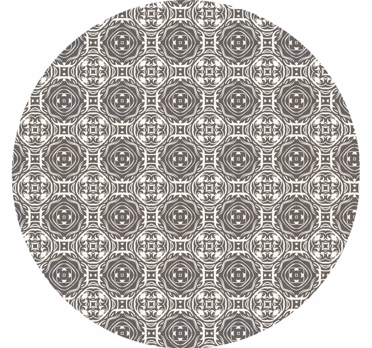 Elegáns kör dísz modern alátét - TenStickers