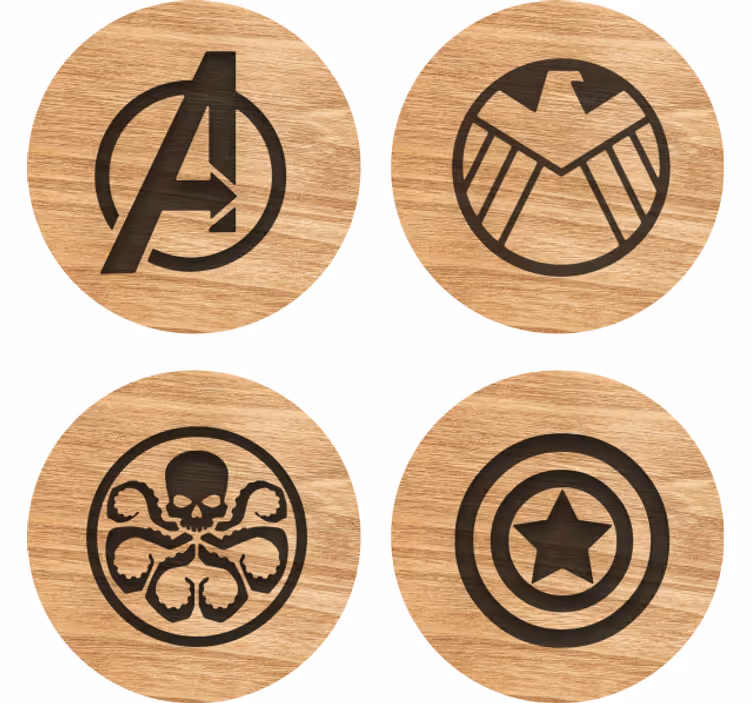 Bosszúálló alátétek geek alátéteket - TenStickers