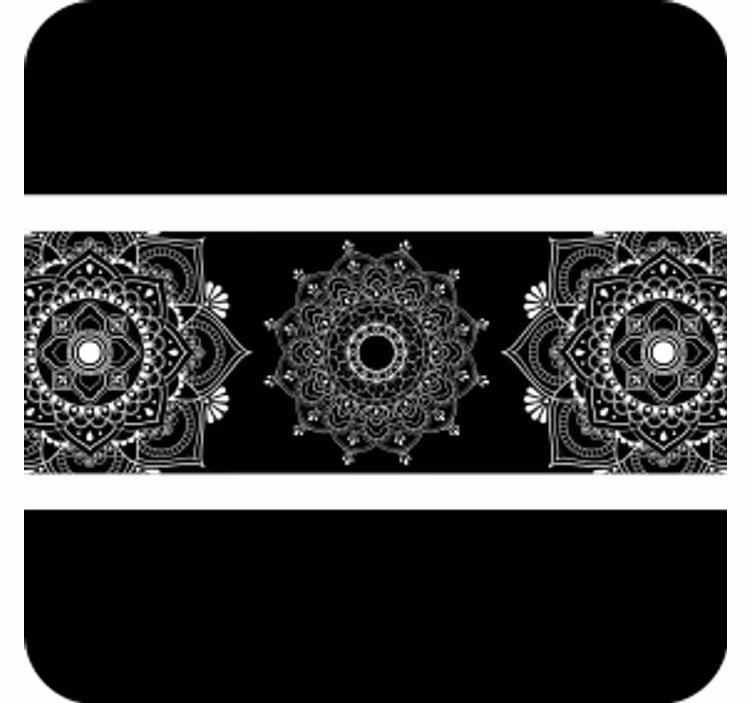 Komplex mandala motívum poháralátétek - TenStickers