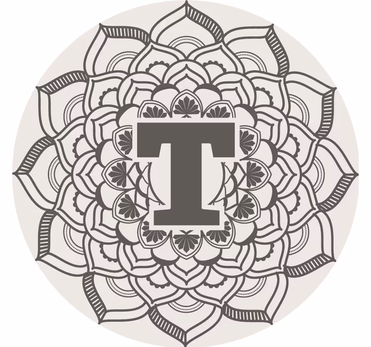 Kezdeti mandala személyre szabott poháralátétek - TenStickers