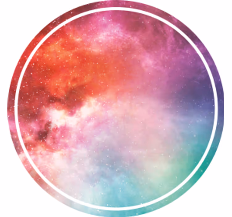 Galaxis nyomtatása modern alátét - TenStickers