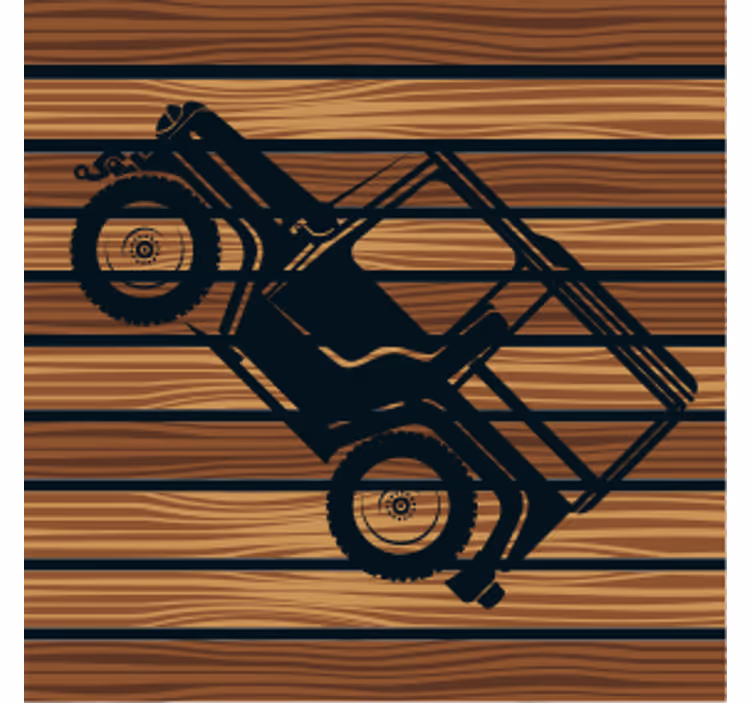 Vintage off-road jármű poháralátétek - TenStickers