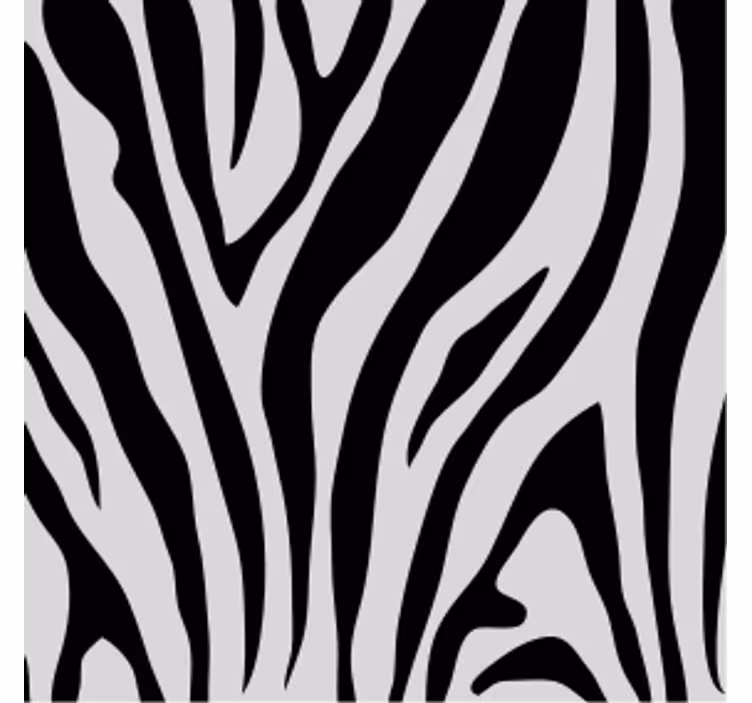 Zebra csíkos mintás poháralátétek - TenStickers