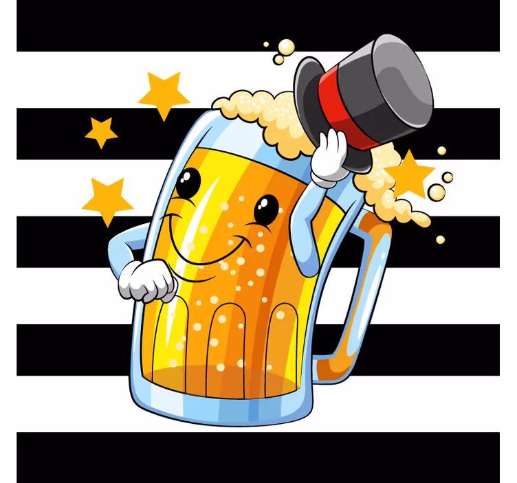 Vicces sör design sör szőnyegek - TenStickers
