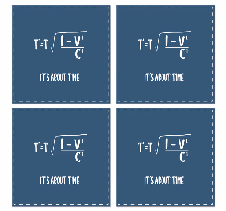 Itt az ideje geek alátétek - TenStickers