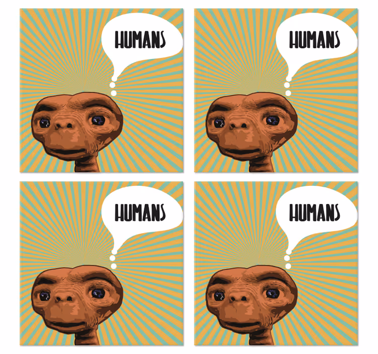 és gondolkodni az emberek geek alátéteken - TenStickers