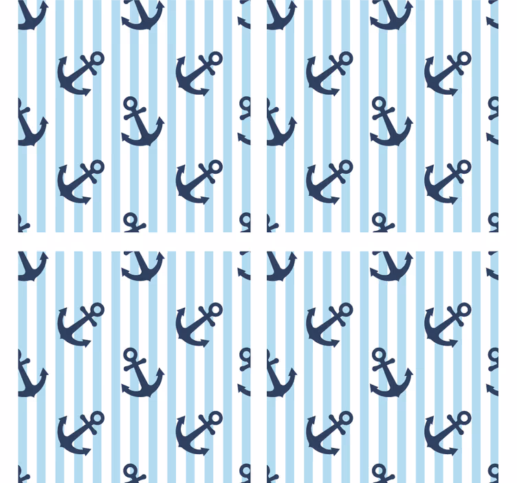 Tengeri horgony minta - poháralátétek szörnyszülött - TenStickers