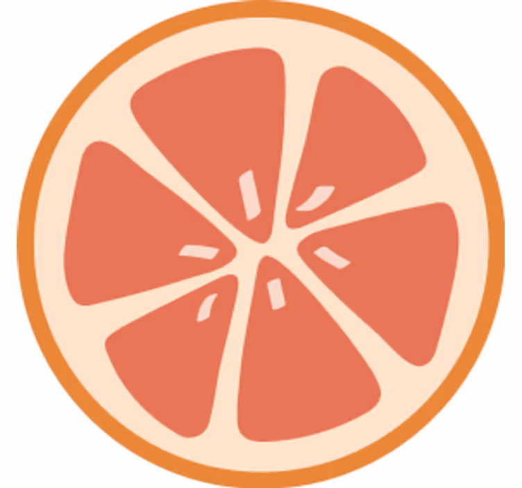 Citrus gyümölcs szelet mintás poháralátétek sörszőnyegek - TenStickers
