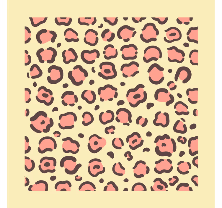 Modern poháralátétek leopárdmintával - TenStickers