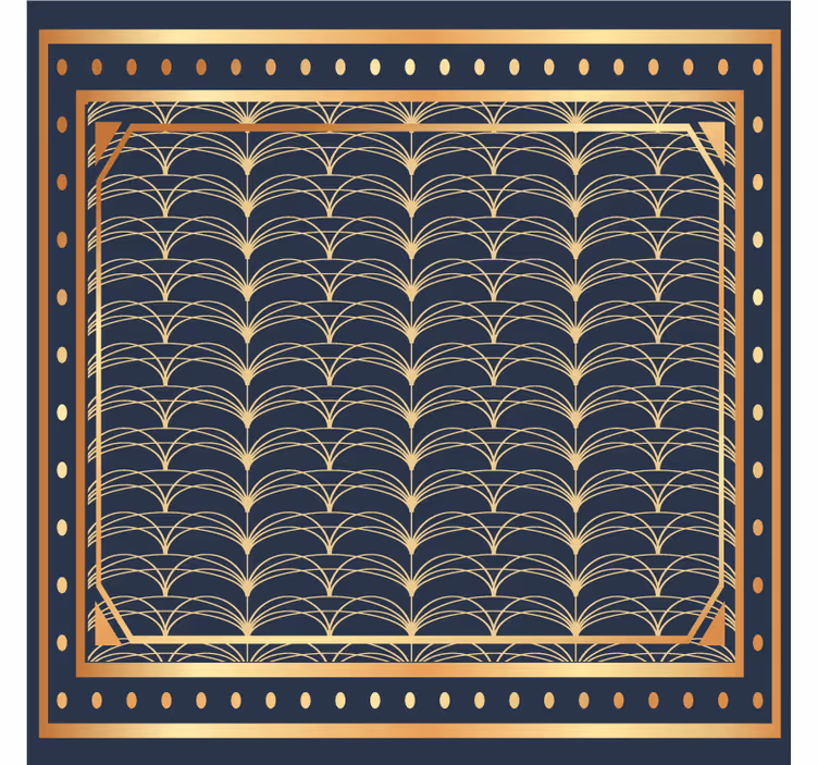 Elegáns geometrikus mintás poháralátétek - TenStickers