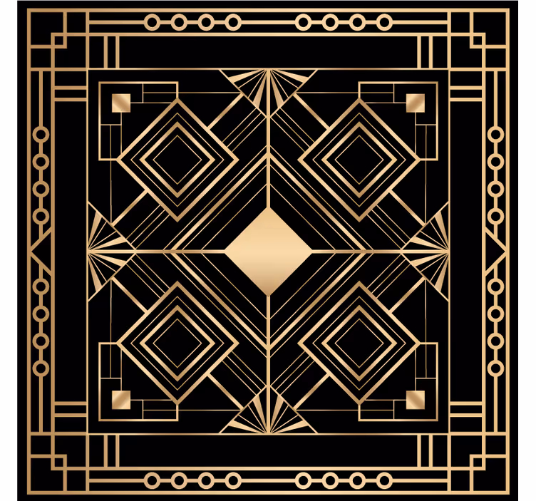 "art deco" boltívek modern poháralátét - TenStickers