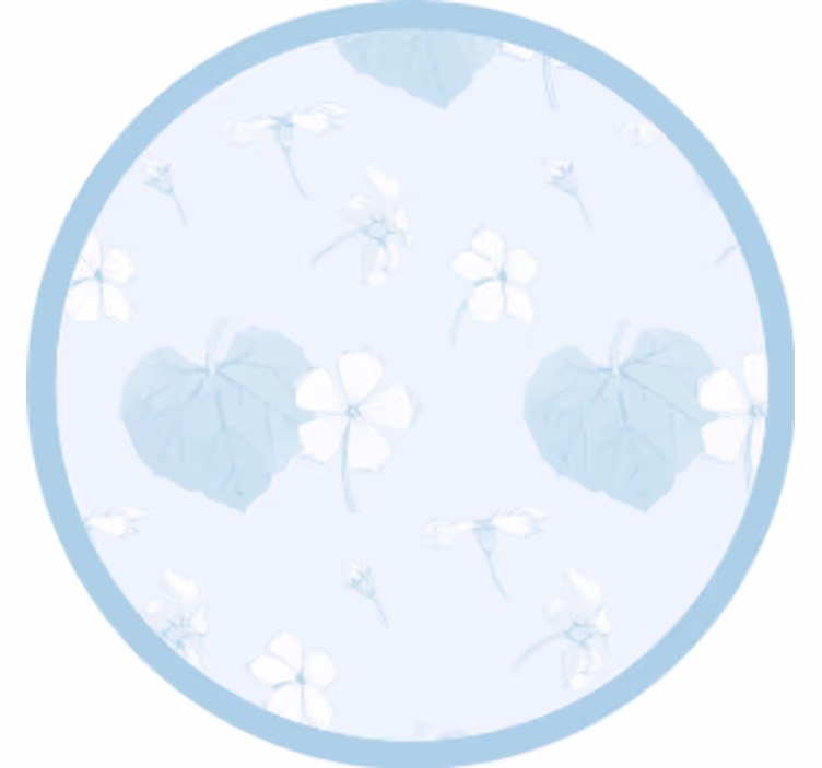 Virágmintás felületű poháralátétek - TenStickers