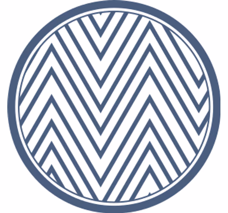 Chevron mintás poháralátétek - TenStickers