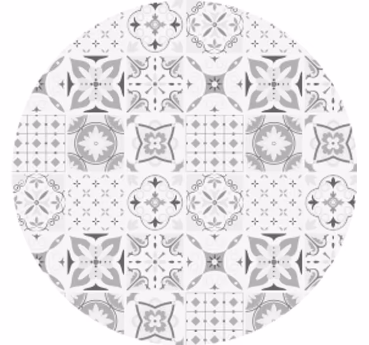 Geometrikus virágkompozíciók poháralátétek - TenStickers