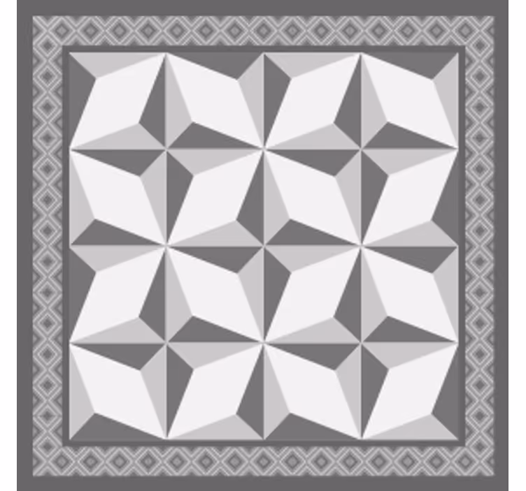Geometrikus rétegezett mintás poháralátétek - TenStickers
