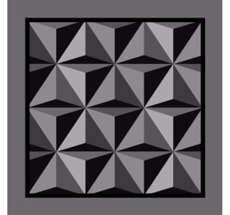 Geometrikus formák mintás poháralátétek - TenStickers