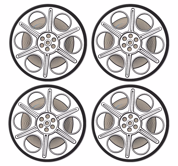 Mozifilm tekercs vintage alátét - TenStickers