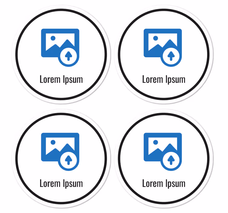 poháralátétek testreszabható qr-kód - TenStickers