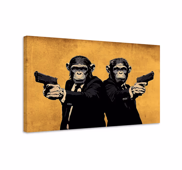 Pép fikció vászon Művészet - TenStickers