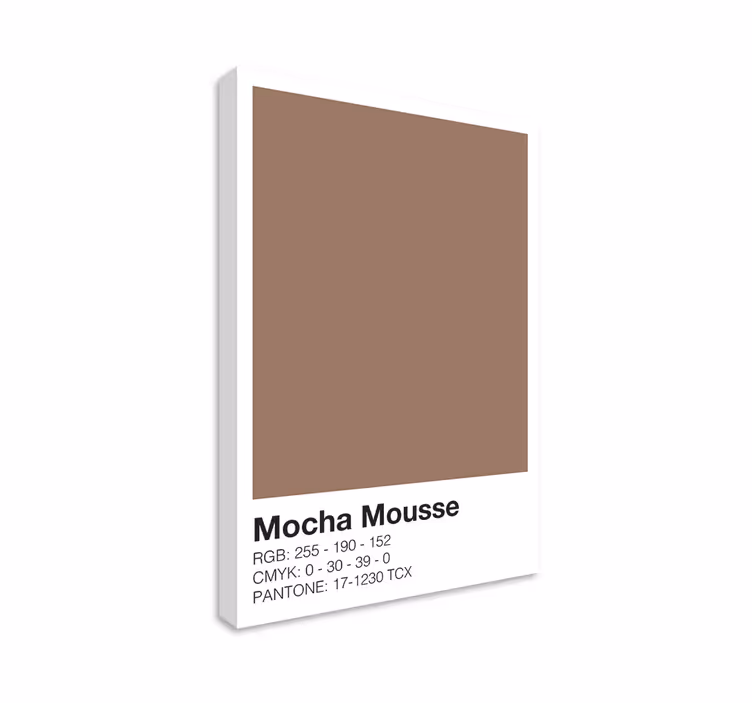 mocha szín kompozíció vászon mordern - TenStickers