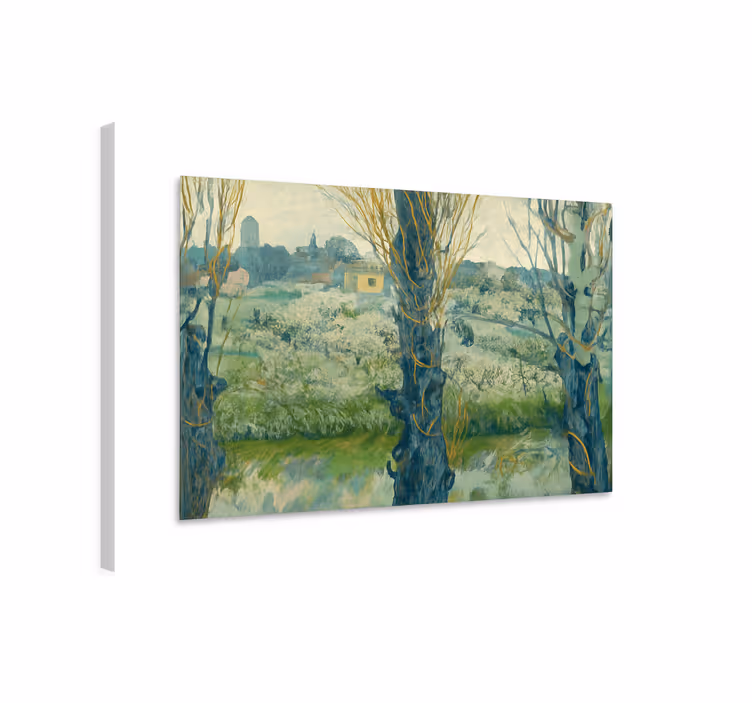Arles van gogh látképe vászon Művészet - TenStickers